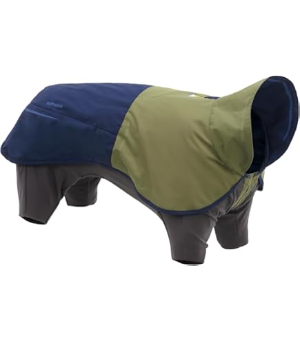 RUFFWEAR ラフウェア パウダーハウンドジャケット ブループール Mサイズ パウダーハウンド冬用犬用ジャケット | ハイブリッド断熱冬用